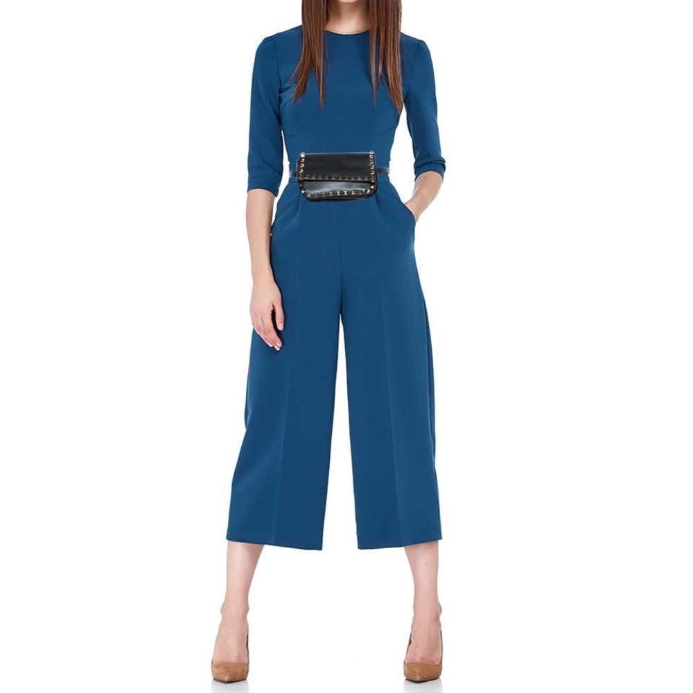 VALENTINO ROCKSTUD LEATHER clutch belt bag